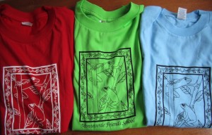 MFS shirts for sale in the school store