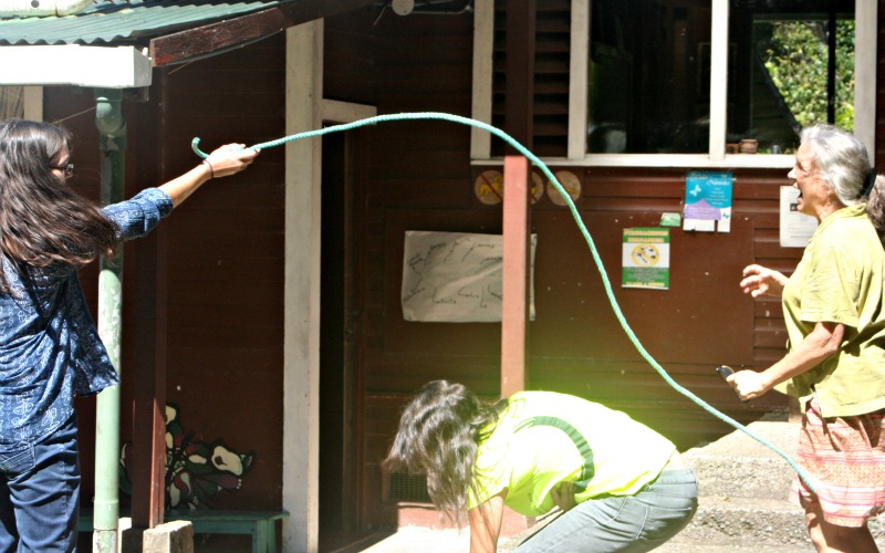 Debbie Galusha, Co-Head of Monteverde Friends School - initiates academic enhancements as well as fun!